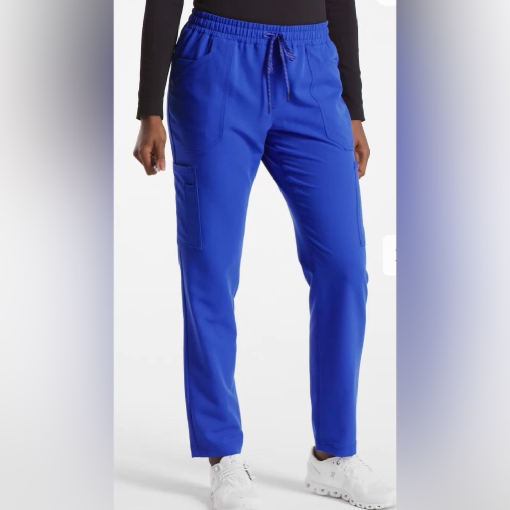 Jaanuu 8-pocket slim cargo pant royal blue